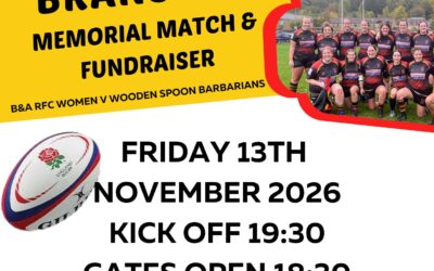 🌻🏉 Bethany Branson Memorial Match 2026 🏉🌻 – November – 13th